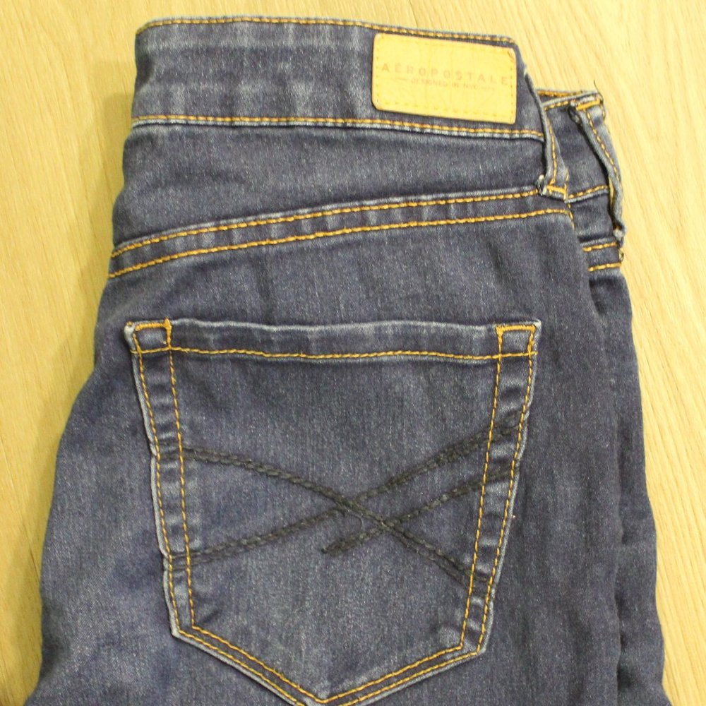 Aeropostale Hi Rise Jeggings Sz 0 R - Picture 5 of 8